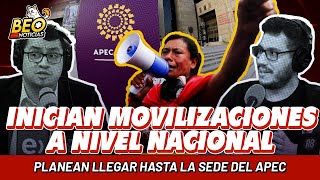 INICIAN MOVILIZACIONES A NIVEL NACIONAL  BEONOTICIAS 🔴 [upl. by Bartlett]