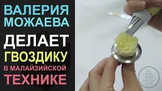 Кремовые цветы в малайзийском стиле Гвоздика [upl. by Gerge157]