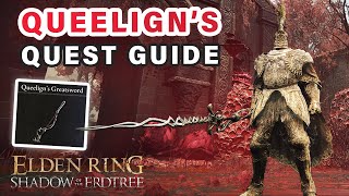 Fire Knight Queelign Quest  How to get Queeligns Greatsword OR Summon ► Elden Ring DLC [upl. by Ainotahs]