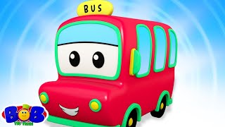 Wheels on the Bus  Fun Ride with Bob the Train  More Nursery Rhymes [upl. by Neirb690]