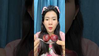 OMG plums are so sour 🤤🤤🍒🍒 [upl. by Ramoh]