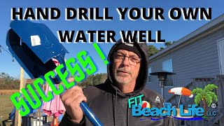 How to hand dig your own shallow water well  Successfully  Fit Beach Life How to Homestead [upl. by Niu614]