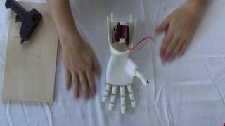 Assembly of 3D Printed Prosthetic Hand  From Thingiverse [upl. by Far344]