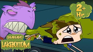 MONSTRUOS VISCOSOS Y APESTOSOS 🐸🧦 Animacion para Niños  Episodios Completos  Campamento Lakebottom [upl. by Kcirdehs]