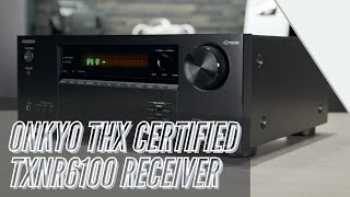 Onkyo TXNR6100 THX Certified 8K Receiver [upl. by Alaehs]