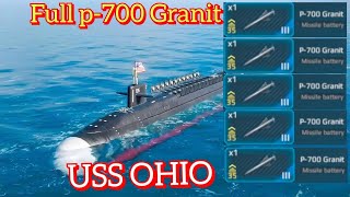 Modern Warships  USS Ohio SubmarineWith Full P700 Granit Missile [upl. by Melamie]