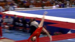 Kerri Strug  Vault 2  1996 US Gymnastics Championships  Women [upl. by Benildas]