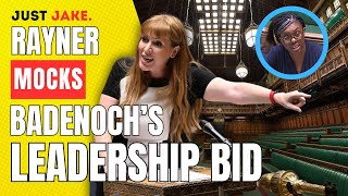 Angela Rayner MOCKS Kemi Badenoch over leadership bid JustJake01 [upl. by Gildus]