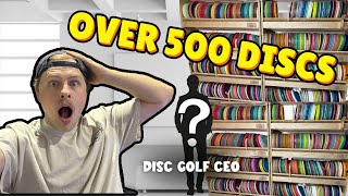 Exploring A Disc Golf CEOs INSANE 5000 Disc Collection [upl. by Ardnasirhc776]