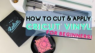 How To Cut amp Apply Cricut Vinyl For Beginners  Cricut Maker [upl. by Aihtnic]