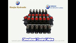 hssd8dc 6 spool solenoid directional hydraulic control valve fit for agriculture tractor and constru [upl. by Yentterb]