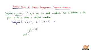 What are Purely Real and Purely Imaginary Complex Numbers [upl. by Nagorb]