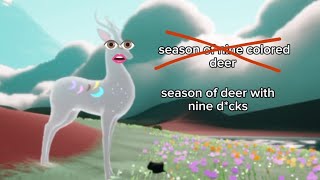 Everyone hates mr krill 🥲🦐 Season of nine colored deer 2nd quest Sky children of light [upl. by Blinnie]