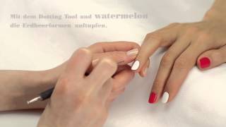 essie Tipp beerenstark  Nail Design Tutorial [upl. by Ruggiero867]