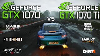 GTX 1070 Ti vs GTX 1070 Test in 7 Games [upl. by Aicilef]