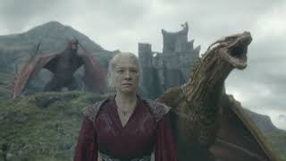 Rhaenyra amp 3 dragons confront Aemond amp Vhagar Scene  House of the Dragon S02E07 [upl. by Airyk]