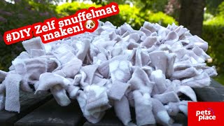 DIY zelf een snuffelmat voor je hond maken DIY Honden [upl. by Kealey]