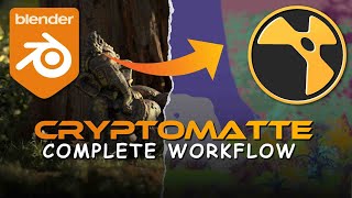 BLENDER CRYPTOMATTE workflow  Complete HINDI Tutorial [upl. by Anail]