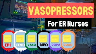 VASOPRESSORS  Emergency Nursing Tips for New grads  Must know before your first day [upl. by Kreis]