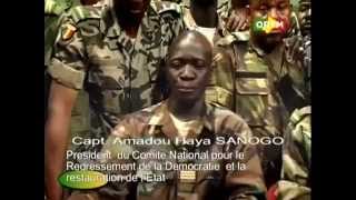 Amadou Haya Sanogo President du CNRDRE Coup dEtat  Mali 2232012 [upl. by Garald485]