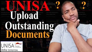 UNISA Online Admissions  How to upload documents at UNISA [upl. by Tamberg]