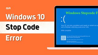 How to fix windows 10 stop code error  Windows 10 Stop Code FIX [upl. by Airdnas]