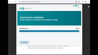 Installation and activation Eset Antivirus PC Windows [upl. by Yreffoeg]