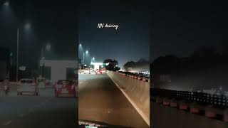 Driving on highway  NH at night  trending shorts  bhojpuri song 😄🤗 [upl. by Atilrac]