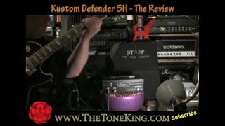 Kustom Defender 5H Tube Amp Head  Review Demo  TTK Style [upl. by Adara]