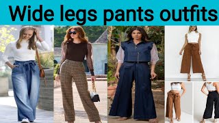 Stylish Wide Leg Pants Outfits For Womens New Wide Leg Pants Ideas Of 2024 [upl. by Comras]