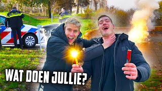 Vuurwerk Afsteken Met YouTuber [upl. by Lhary]