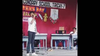 Aalapporaan Thamizhan School Rock Stars Stage Program Singing Event [upl. by Etiam525]