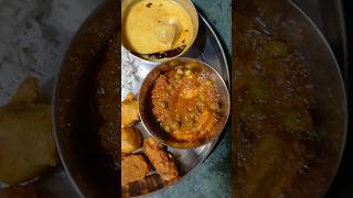 Kadhi chawal thali shorts youtubeshorts food [upl. by Renba]