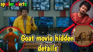 Goat hidden details  தமிழ் spoiler alerts 🚨  MrTD Tamil [upl. by Hinch]