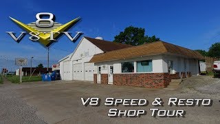 V8 Speed amp Resto Shop Tour V8TV Video Muscle Car Restoration [upl. by Matthew706]