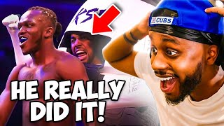 Reacting to Niko SNEAKING Into KSI’s Boxing Match In the ring [upl. by Immas460]