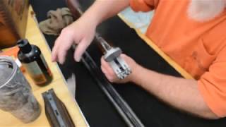 Cleaning a 12ga Stoger coach gun [upl. by Ellehcear]