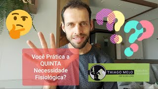 Quais são as 5 Necessidades Fisiológicas para que seu organismo funcione perfeitamente [upl. by Htur]