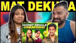 SEJAL XX AND KAJAL PANDEY ROAST Worst Reelers 🤮  Thugesh Reaction [upl. by Ijic]