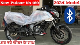 Bajaj Pulsar Ns 160 New Model 2024✌️On Road Price Mileage Feature  pulsar ns 160 new 2024 model [upl. by Kubiak190]