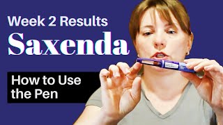 Saxenda Week 2 Results How to Use the Pen  Liraglutide vlog [upl. by Liss]