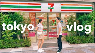 tokyo 🇯🇵 best convenience store food 🍙 stationery shopping culture shock cheap meals  japan vlog [upl. by Annahs]