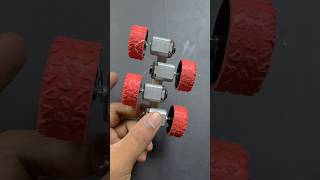 DIY 4 DC Motor Car Build Your Own Powerful Electric Toy Car shorts dcmotor motor experiment [upl. by Thant]