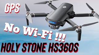 Holy Stone HS360S Review amp Instructions Their First GPS Drone That Does Not Use WiFi hs360s [upl. by Akemak]