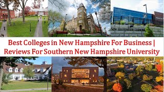 Best COLLEGES IN NEW HAMPSHIRE FOR BUSINESS New Ranking [upl. by Maro]