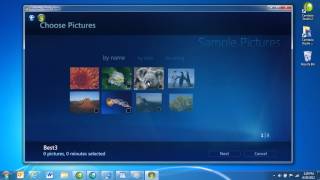 Create a Slideshow of Pictures with Media Center [upl. by Lrub]