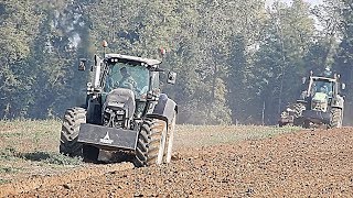 Big ploughing 2017  2 DEUTZ 9340 TTV amp 7250 TTV Warrior  LISSIGNOLI [upl. by Eenoj]