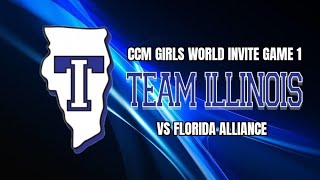 Girls World Invite Game 1 vs Florida Alliance [upl. by Odlawso]