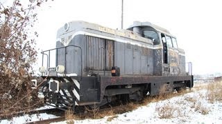 How to start a diesel engine in winter  Maybach LDH70 locomotive December 2011 [upl. by Adianes350]