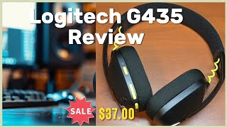 Logitech G435 Bluetooth Gaming Headphone Review [upl. by Llehsal]